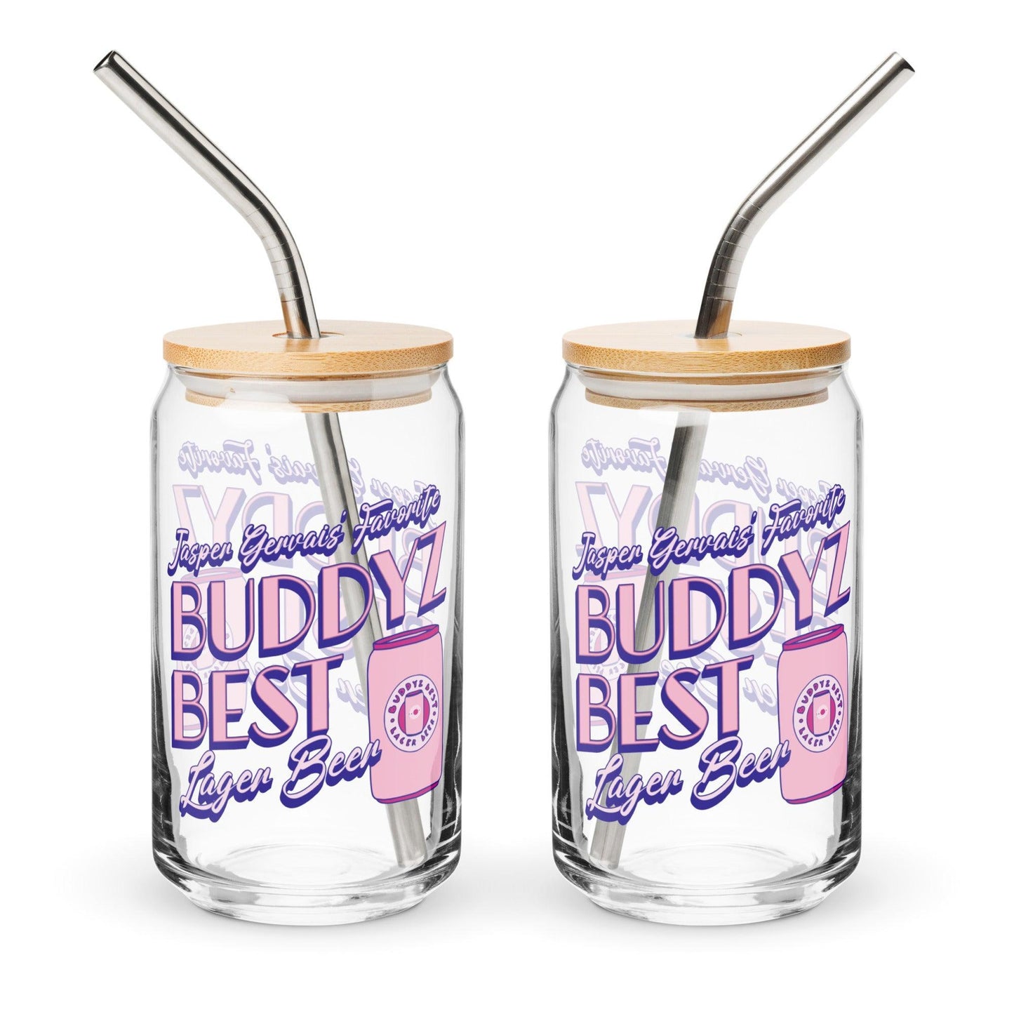 Buddyz Best Glass Can Shaped Glass Mug - The Bean Workshop - chestnut springs, elsie silver, glass can, glass mug, mug, powerless, theo silva