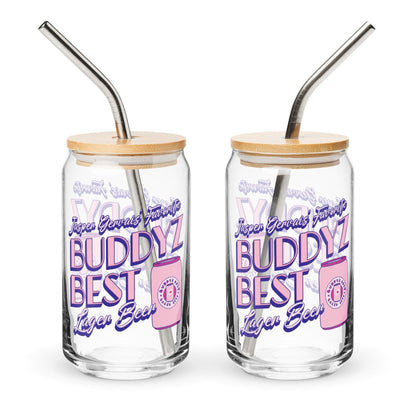 Buddyz Best Glass Can Shaped Glass Mug - The Bean Workshop - chestnut springs, elsie silver, glass can, glass mug, mug, powerless, theo silva