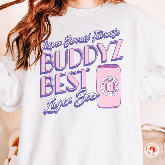 Buddyz Best Long Heavyweight Sleeve Tee Shirt - The Bean Workshop - chestnut springs, elsie silver, jasper gervais, long sleeve shirt, long sleeve tee, powerless