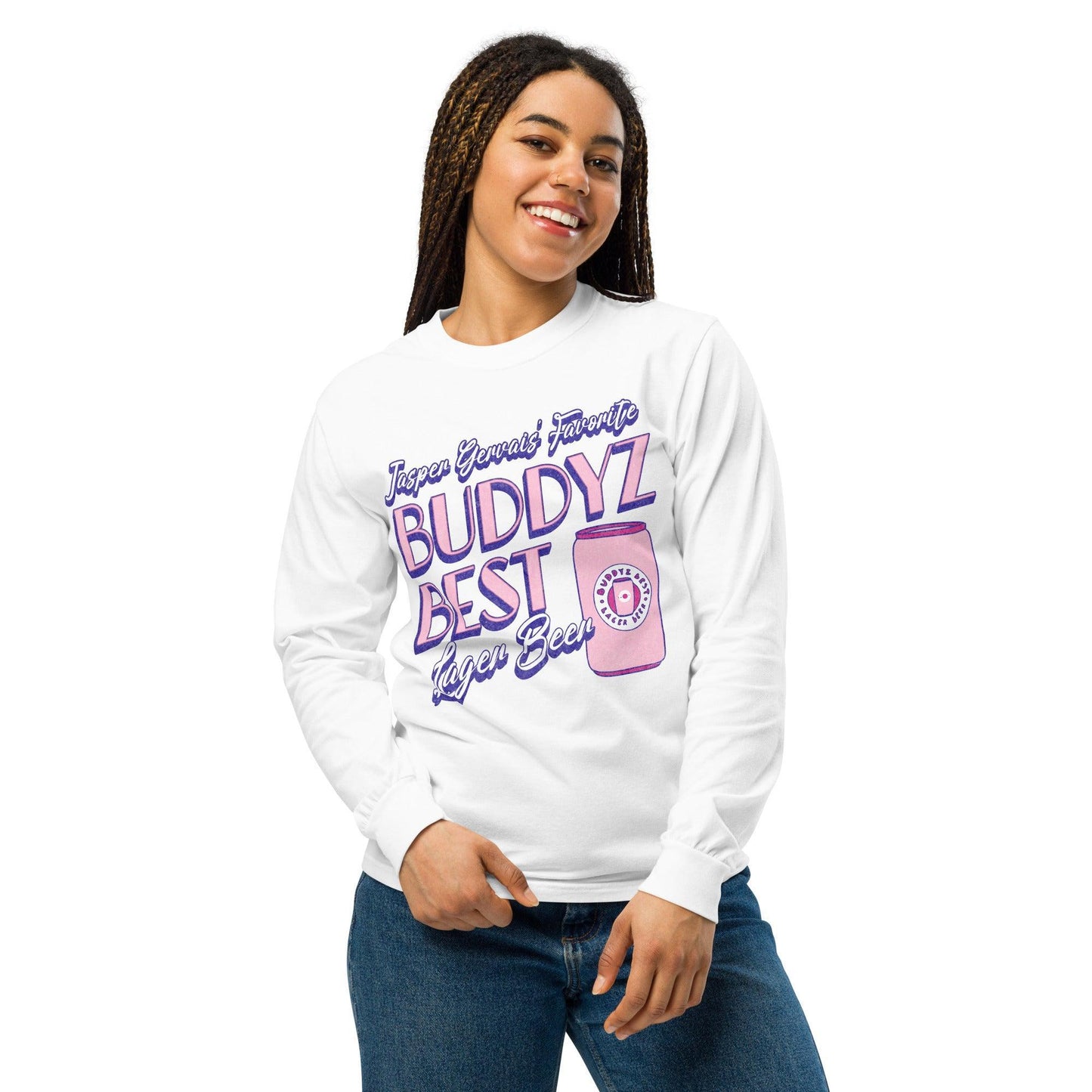 Buddyz Best Long Heavyweight Sleeve Tee Shirt - The Bean Workshop - chestnut springs, elsie silver, jasper gervais, long sleeve shirt, long sleeve tee, powerless