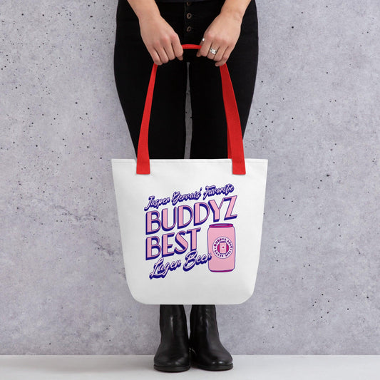 Buddyz Best Tote Bag - The Bean Workshop - book tote bag, bookaholic gift, Buddyz Best, Chestnut Springs, Elsie Silver, Jasper Gervais, reading gift, reusable bag, tote bag