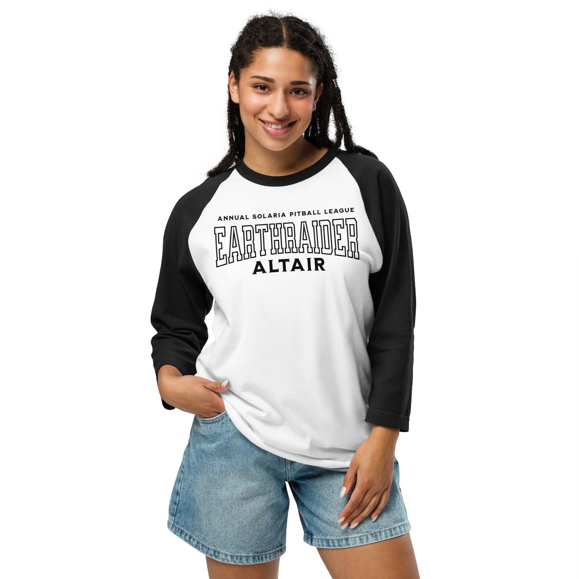 Caleb Altair Pitball League Raglan Shirt - The Bean Workshop - raglan shirt, twisted sisters, zodiac academy