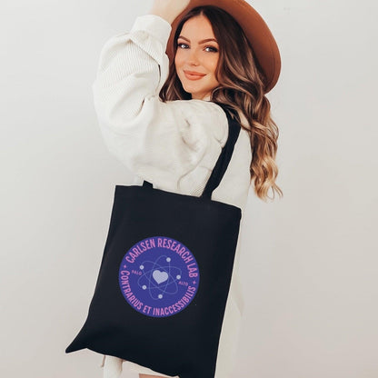 Carlsen Research Lab Large Organic Cotton Twill Tote Bag - The Bean Workshop - ali hazelwood, the love hypothesis, tote