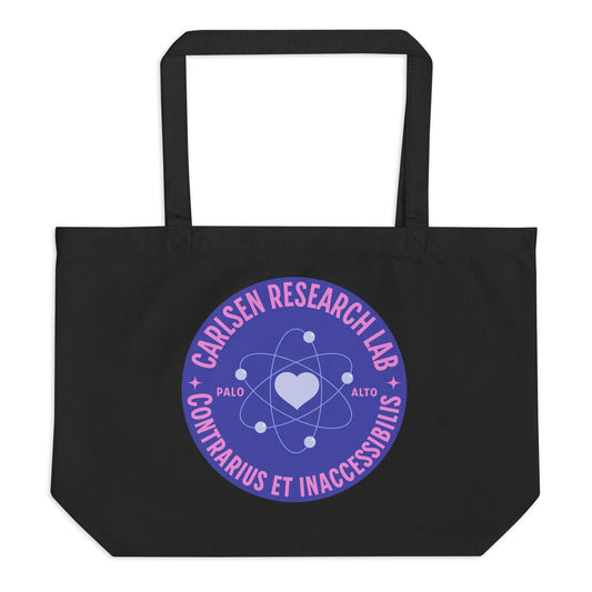 Carlsen Research Lab Large Organic Cotton Twill Tote Bag - The Bean Workshop - ali hazelwood, the love hypothesis, tote