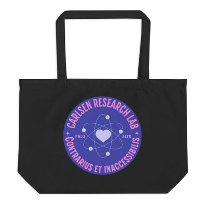 Carlsen Research Lab Large Organic Cotton Twill Tote Bag - The Bean Workshop - ali hazelwood, the love hypothesis, tote