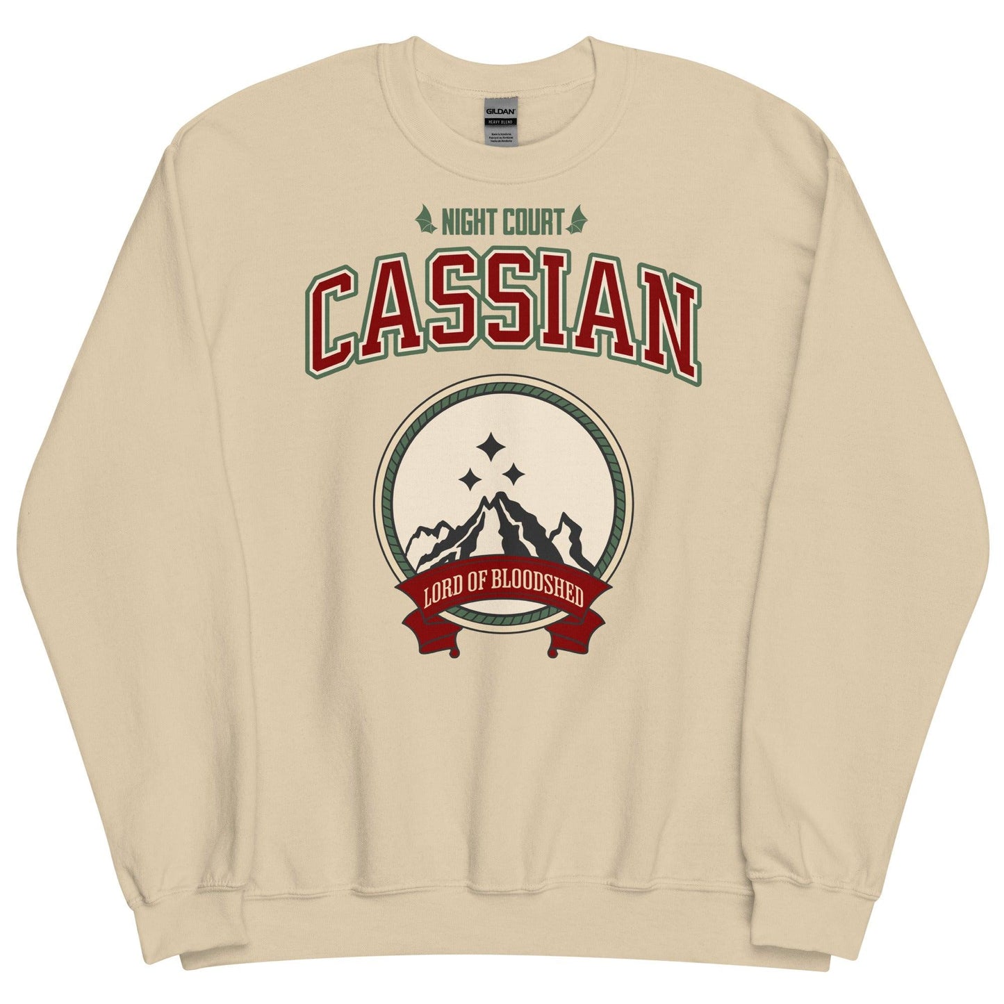 Cassian Sweatshirt - The Bean Workshop - a court of thorns and roses, acotar, feyre archeron, rhysand, sarah j maas, sweatshirt