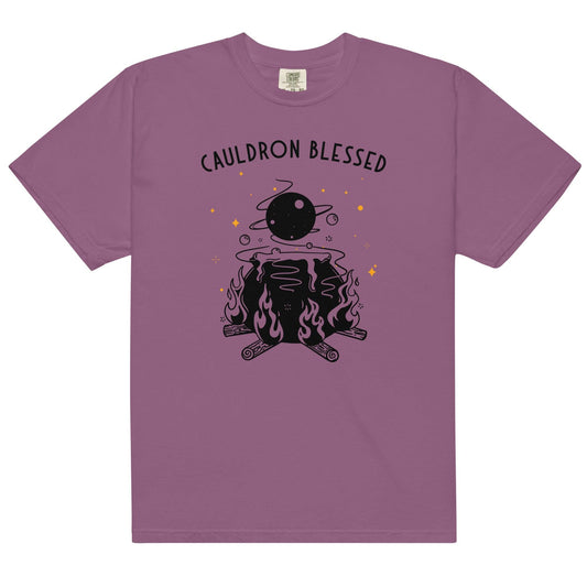 Cauldron Blessed Tee Shirt - The Bean Workshop - acotar, box tee, sarah j. maas