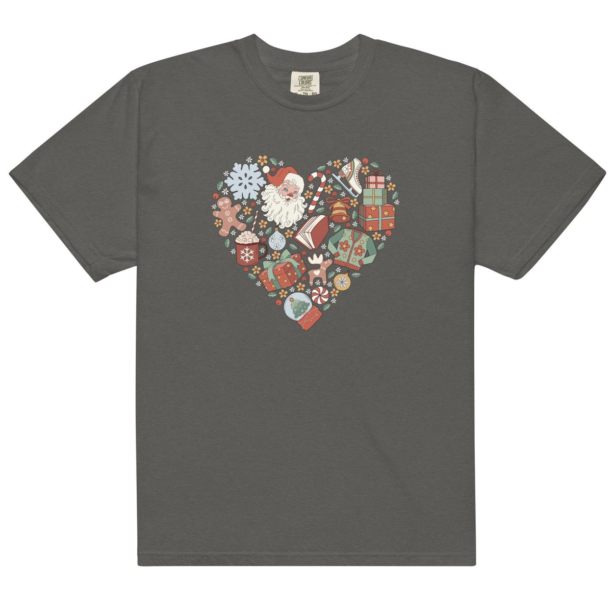 Christmas Necessities T-shirt - The Bean Workshop - bookish, Christmas, t-shirt, tee
