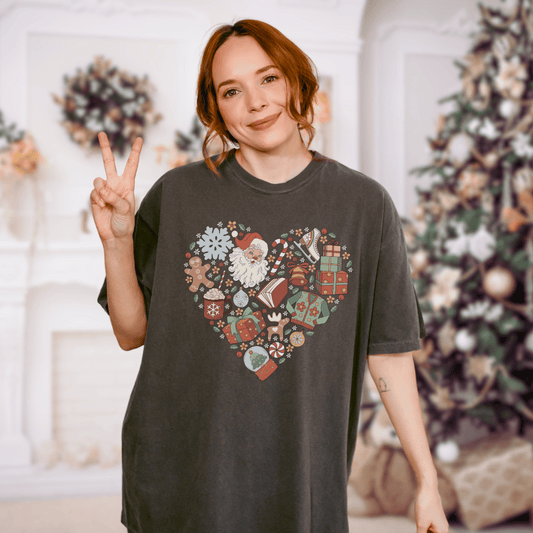 Christmas Necessities T-shirt - The Bean Workshop - bookish, Christmas, t-shirt, tee