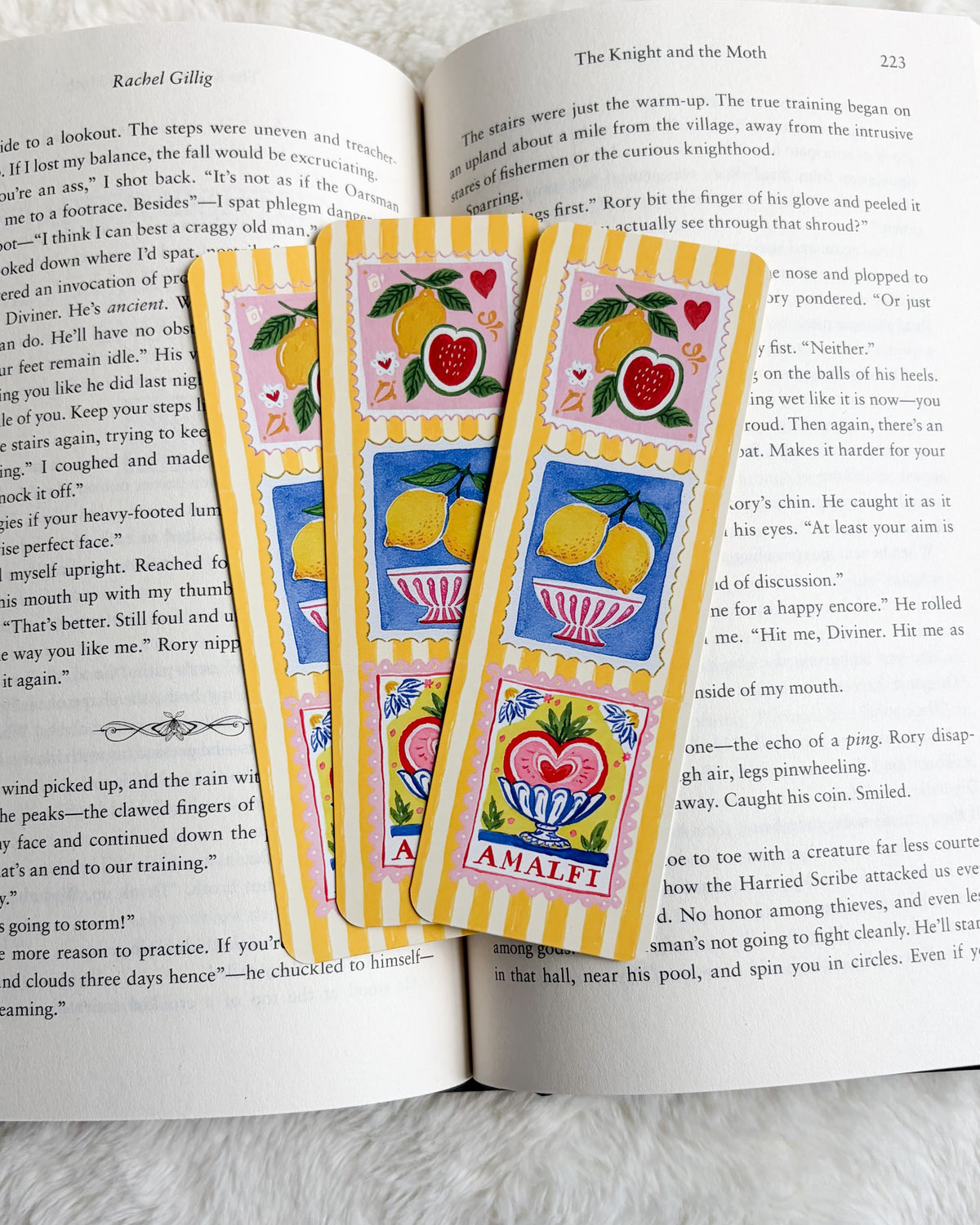 Ciao Bella Bookmark - The Bean Workshop - Amalfi, beach bookmark, book lover gift, bookish gift, bookmark, cottagecore, seahorse