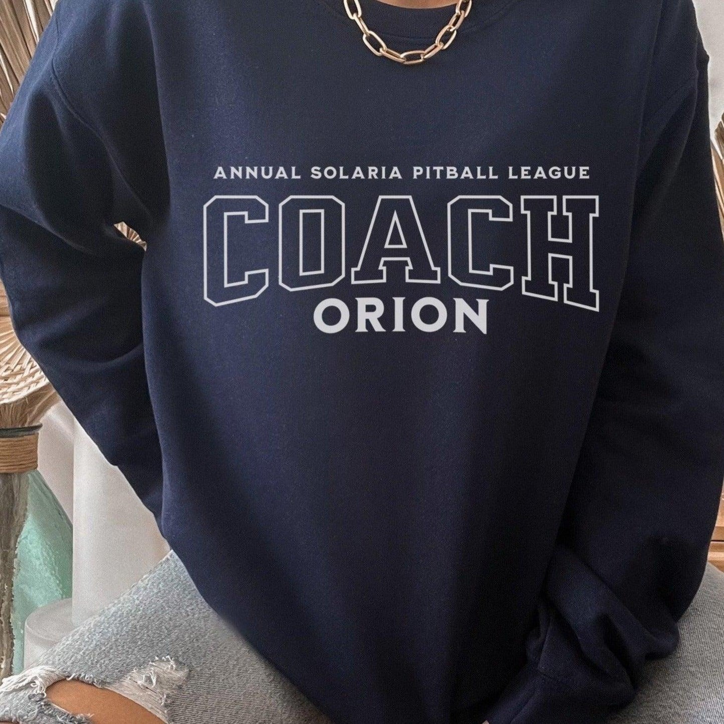 Coach Orion Sweatshirt - The Bean Workshop - sweatshirt, twin sisters, zodiac academy