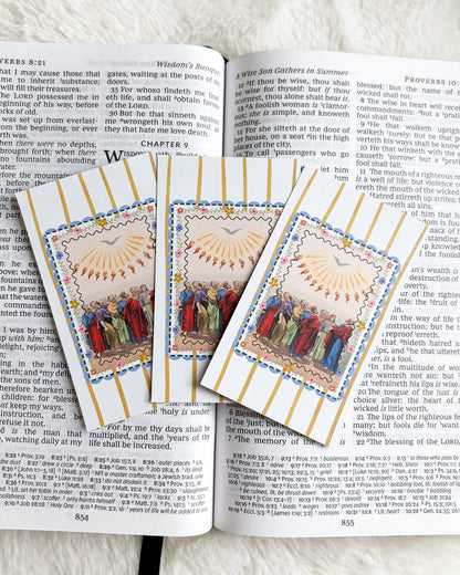 Come Holy Spirit Prayer Card & Bookmark - The Bean Workshop - archangel, Baptism, Catholic, children, Confirmation, Confirmation gift, faith gift, First Communion, guardian angel, Hail Mary, Holy Family, Holy Spirit, Pentecost, prayer card, St. Joseph, St. Michael