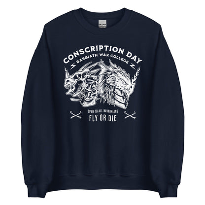 Conscription Day Sweatshirt - The Bean Workshop - fourth wing, rebecca yarros, sweatshirt