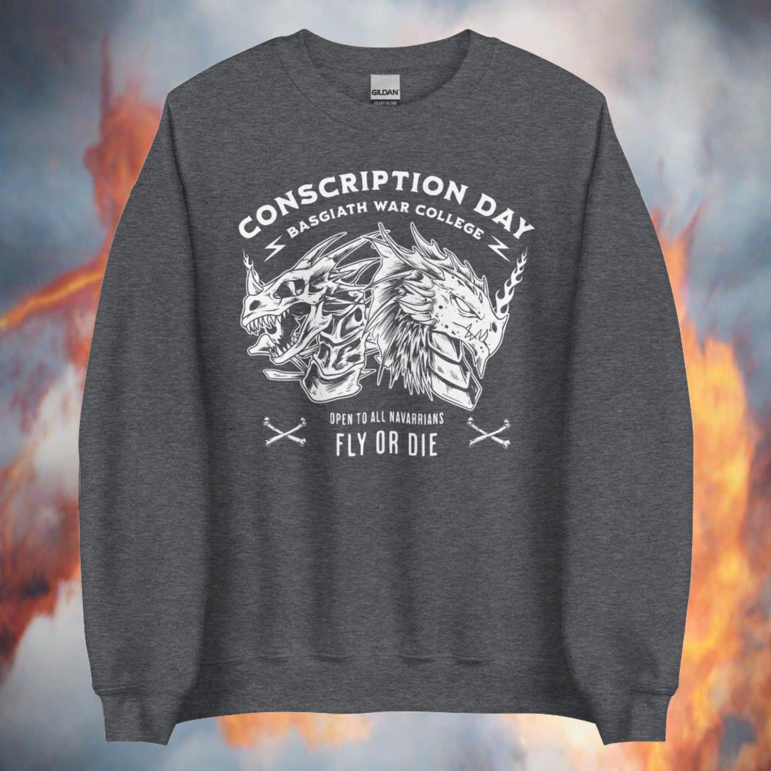 Conscription Day Sweatshirt - The Bean Workshop - fourth wing, rebecca yarros, sweatshirt