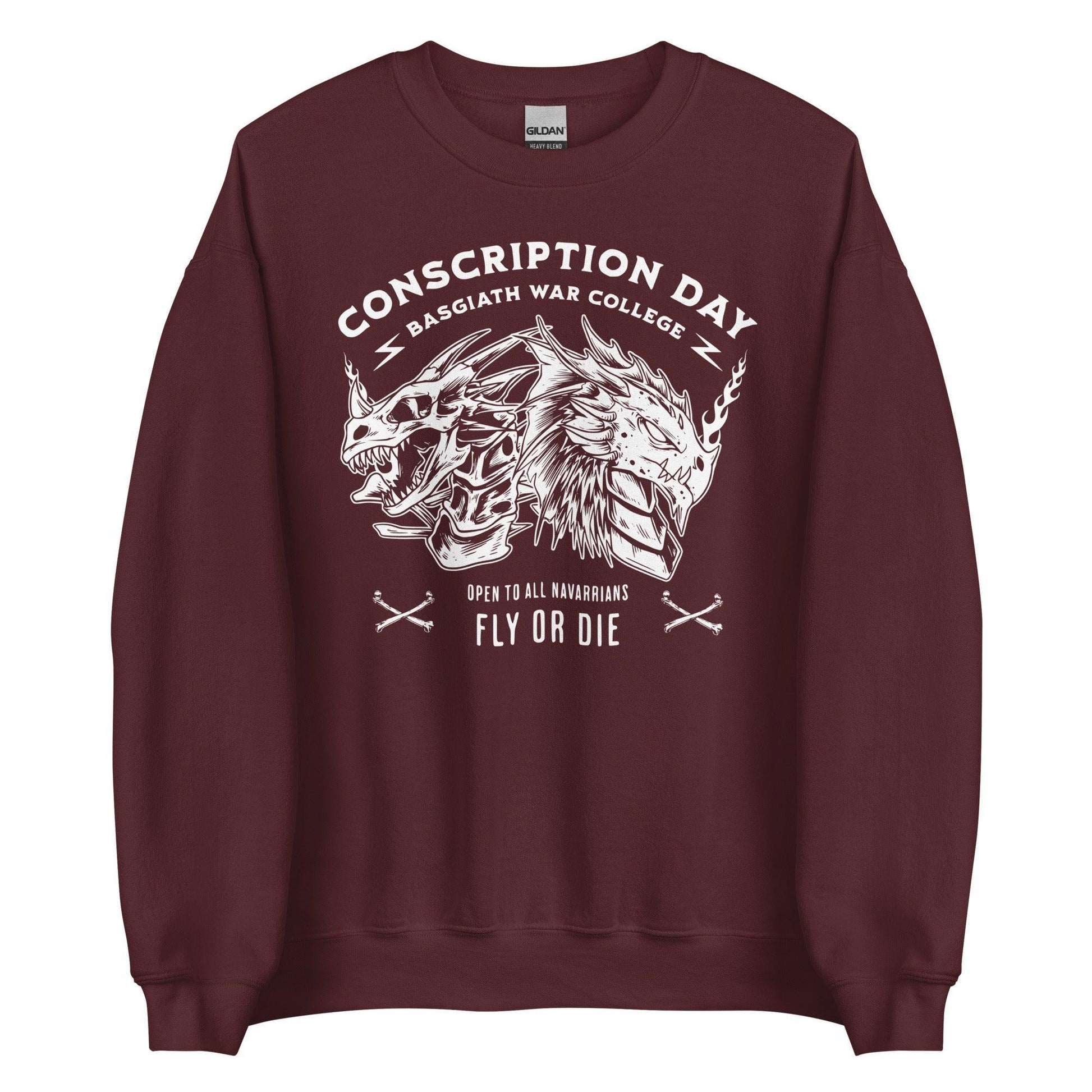 Conscription Day Sweatshirt - The Bean Workshop - fourth wing, rebecca yarros, sweatshirt