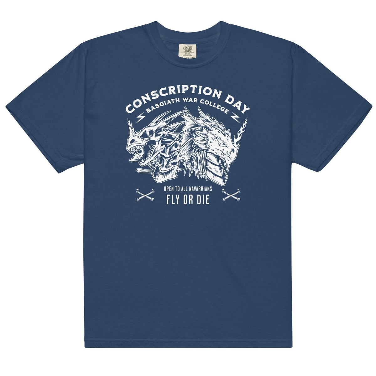 Conscription Day T-Shirt - The Bean Workshop - box tee, fourth wing, rebecca yarros