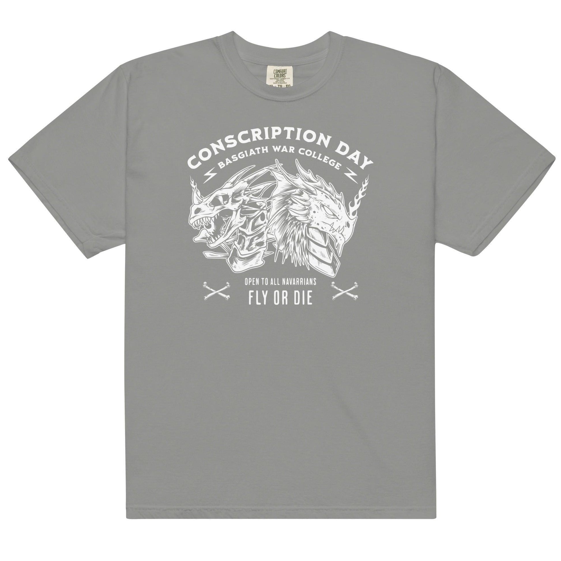 Conscription Day T-Shirt - The Bean Workshop - box tee, fourth wing, rebecca yarros