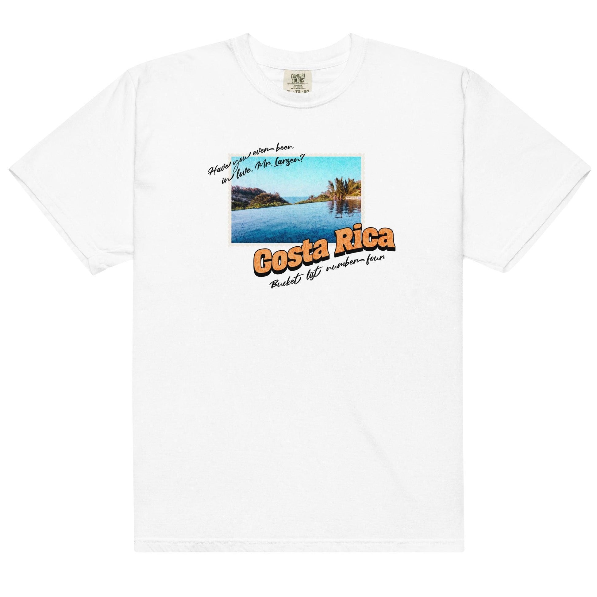 Costa Rica Bucket List Number Four Tee Shirt - The Bean Workshop - ana huang, box tee, bridget von ascheberg, bridget von ascherberg, retro, rhys larsen, twisted