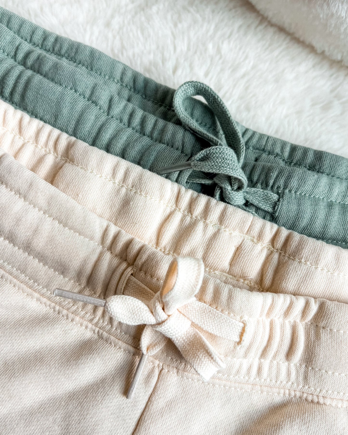 Cozy Readers Book Club Embroidered Wave Wash Fleece Shorts