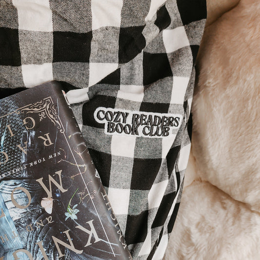 Cozy Readers Book Club Flannel Plaid Pants - The Bean Workshop - pants