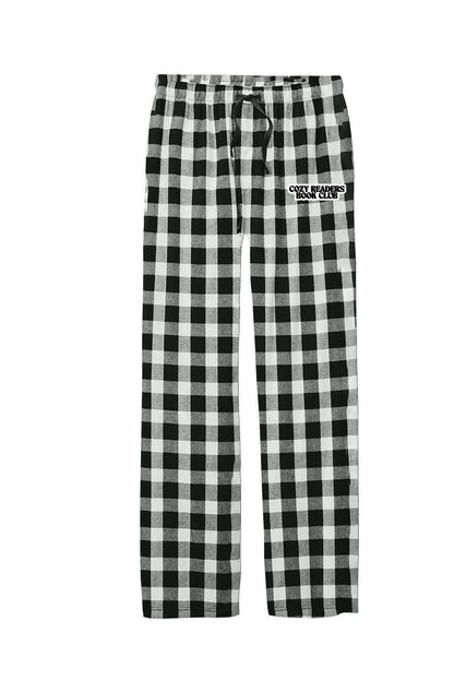 Cozy Readers Book Club Flannel Plaid Pants - The Bean Workshop - pants