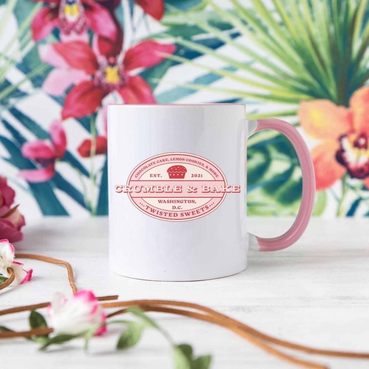 Crumble & Bake Sammy Yu Coffee Mug - The Bean Workshop - ana huang, ceramic, mug, retro, twisted