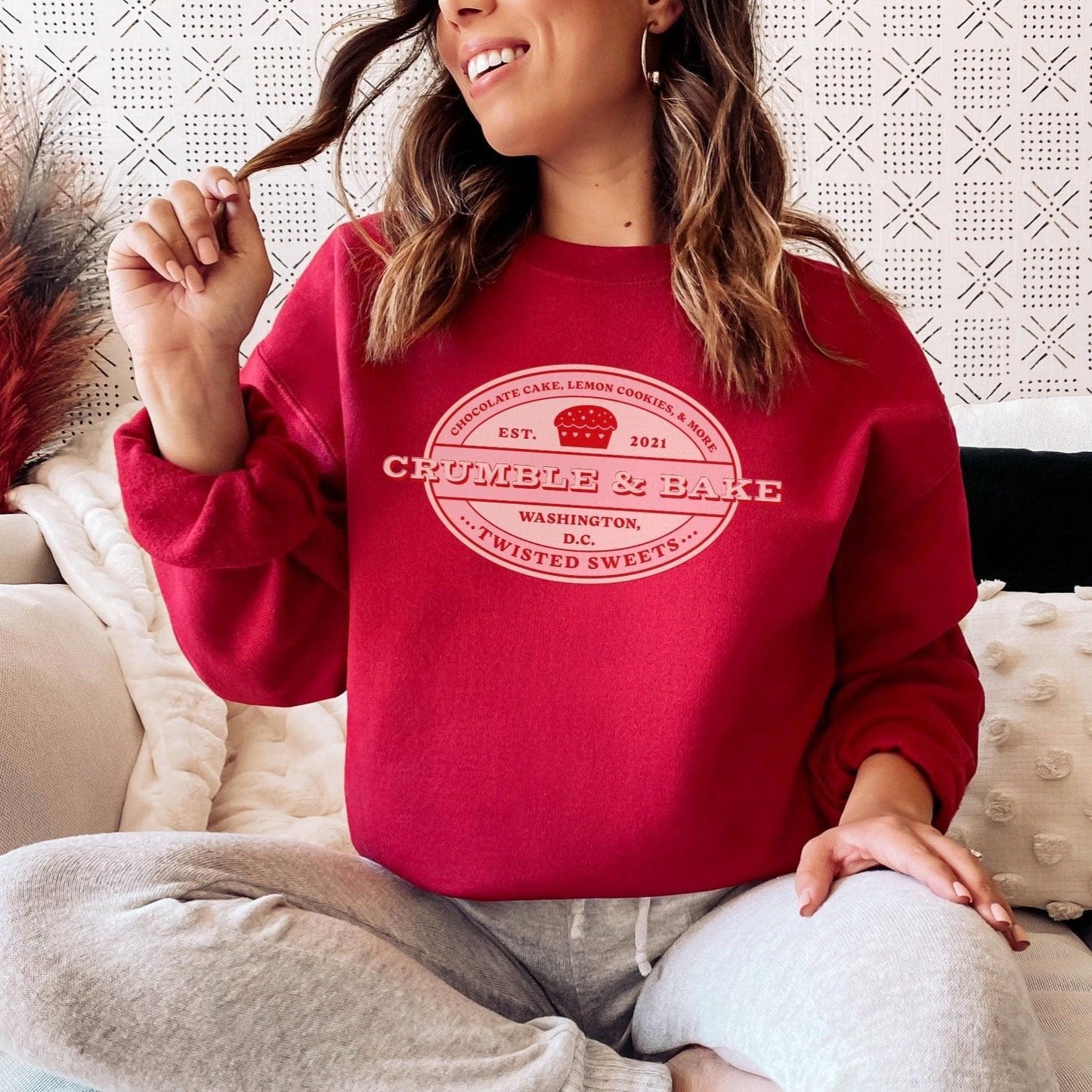 Crumble & Bake Sammy Yu Sweater - The Bean Workshop - ana huang, crumble & bake, if we were perfect, sammy yu, sweatshirt, twisted