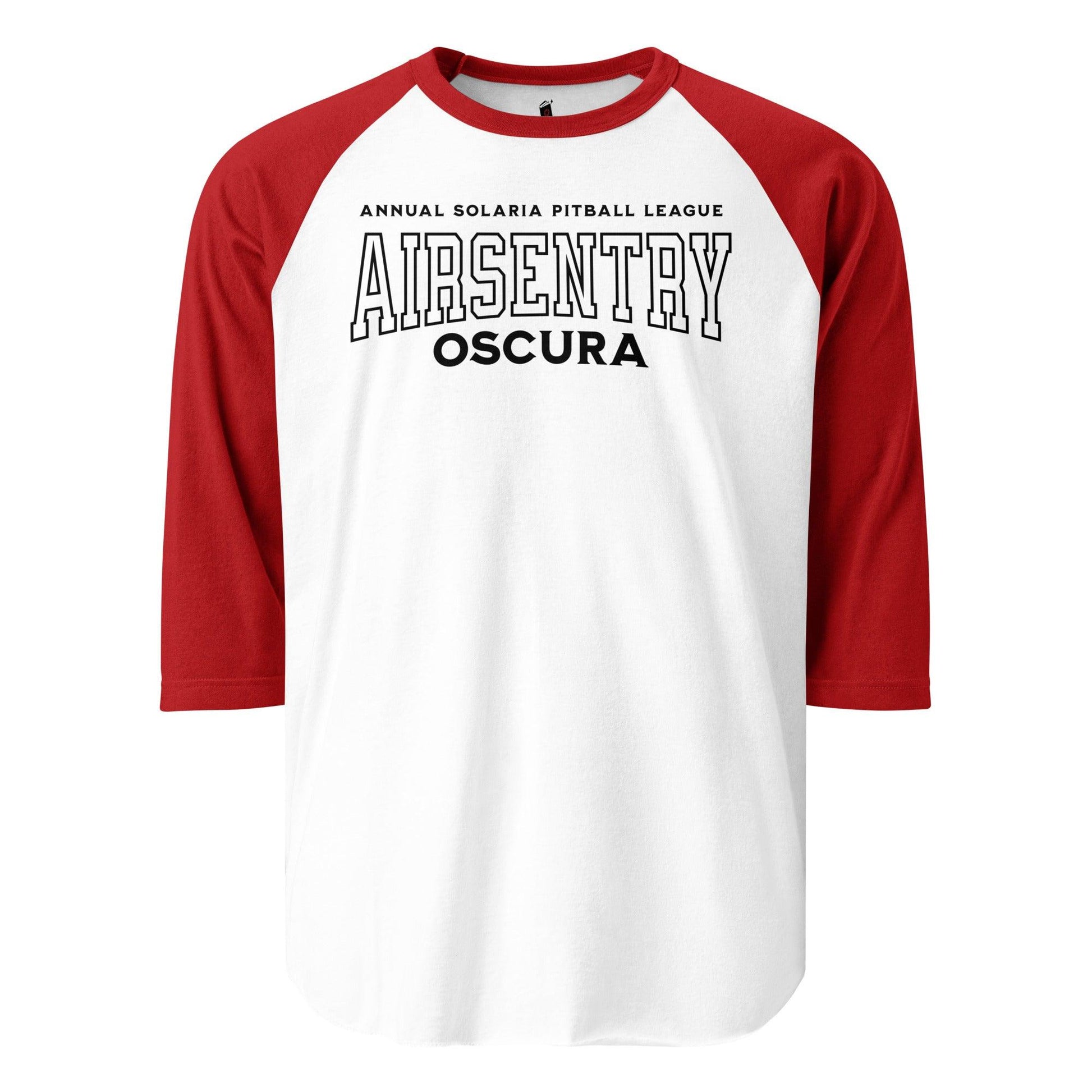 Dante Oscura Pitball League Raglan Shirt - The Bean Workshop - raglan shirt, twisted sisters, zodiac academy