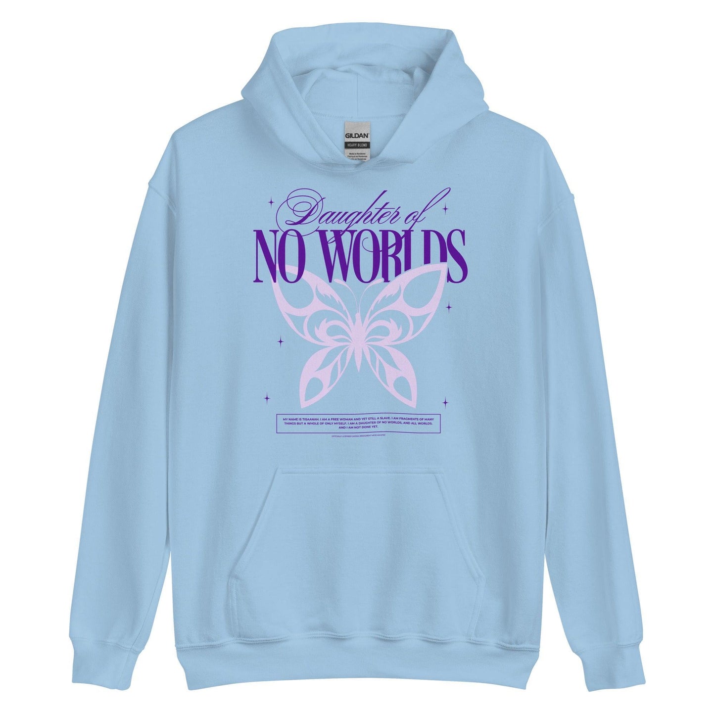 Daughter of No Worlds Hoodie - The Bean Workshop - carissa broadbent, daughter of no worlds, hoodie, the war of lost hearts, tissanah