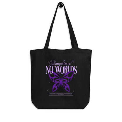 Daughter of No Worlds Organic Cotton Twill Tote Bag - The Bean Workshop - Bookish Accesories, Bookish Fashion, Carissa Broadbent, Daughter of No Worlds, Fandom Merch, organic cotton twill tote bag, Tissanah, tote, tote bag