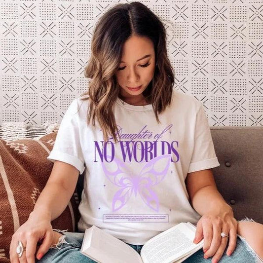 Daughter of No Worlds Tee Shirt - The Bean Workshop - box tee, carissa broadbent, daughter of no worlds