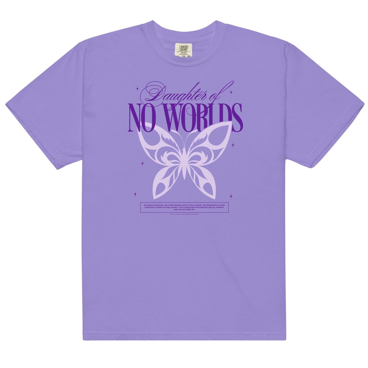 Daughter of No Worlds Tee Shirt - The Bean Workshop - box tee, carissa broadbent, daughter of no worlds