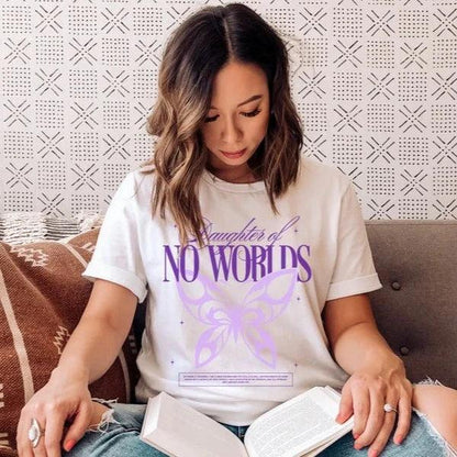 Daughter of No Worlds Tee Shirt - The Bean Workshop - box tee, carissa broadbent, daughter of no worlds