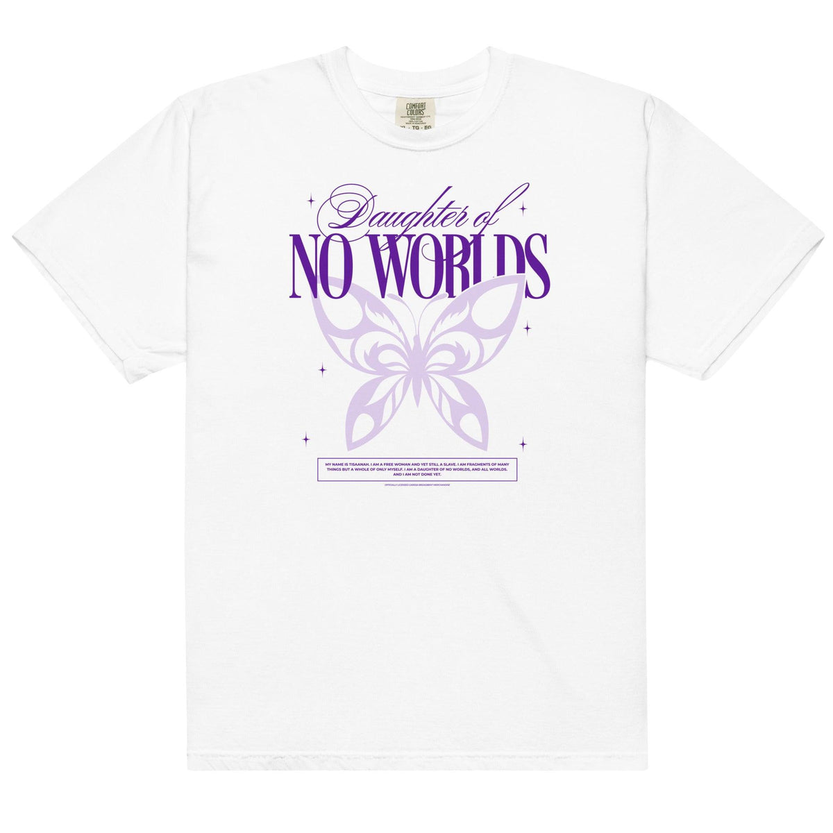 Daughter of No Worlds Tee Shirt - The Bean Workshop - box tee, carissa broadbent, daughter of no worlds