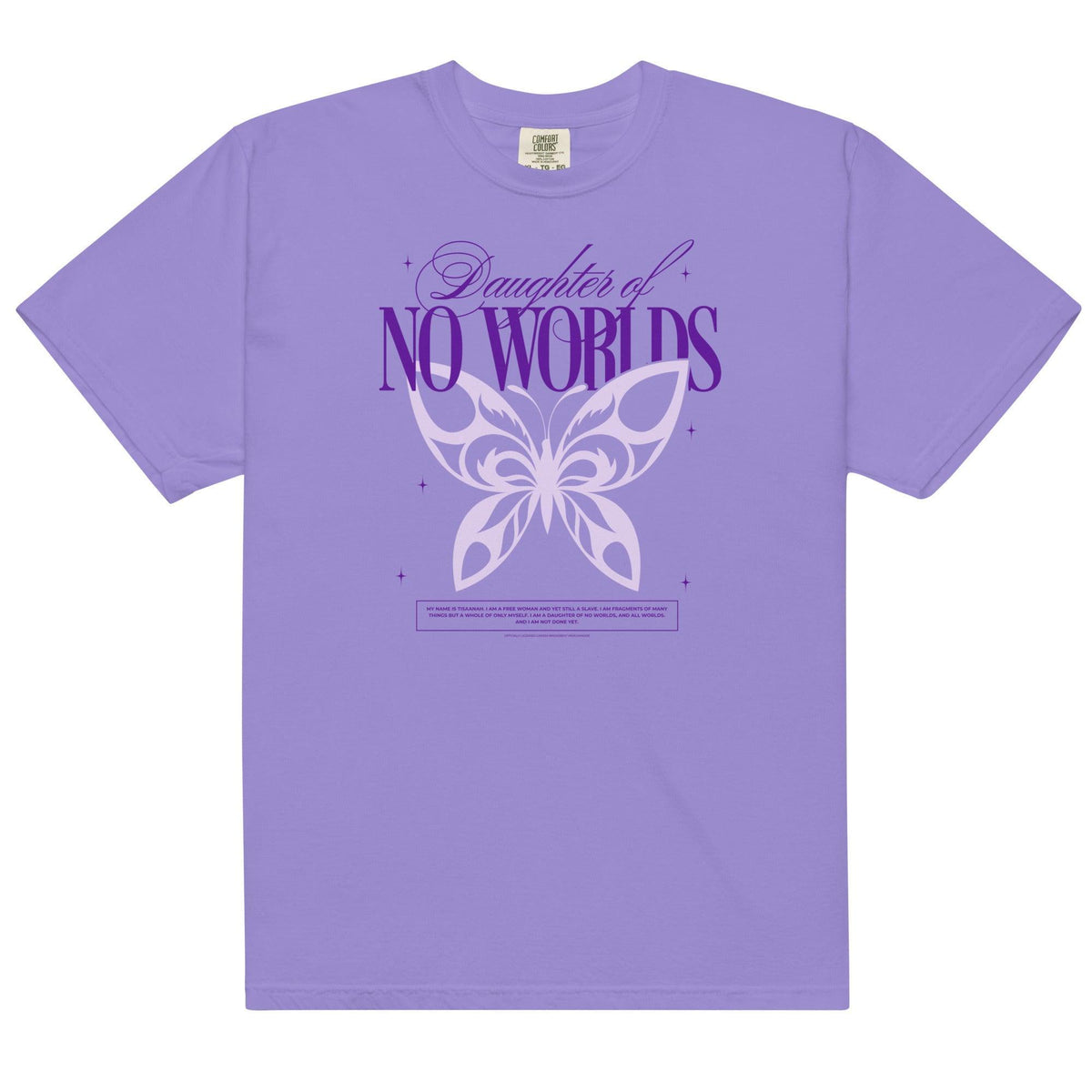 Daughter of No Worlds Tee Shirt - The Bean Workshop - box tee, carissa broadbent, daughter of no worlds