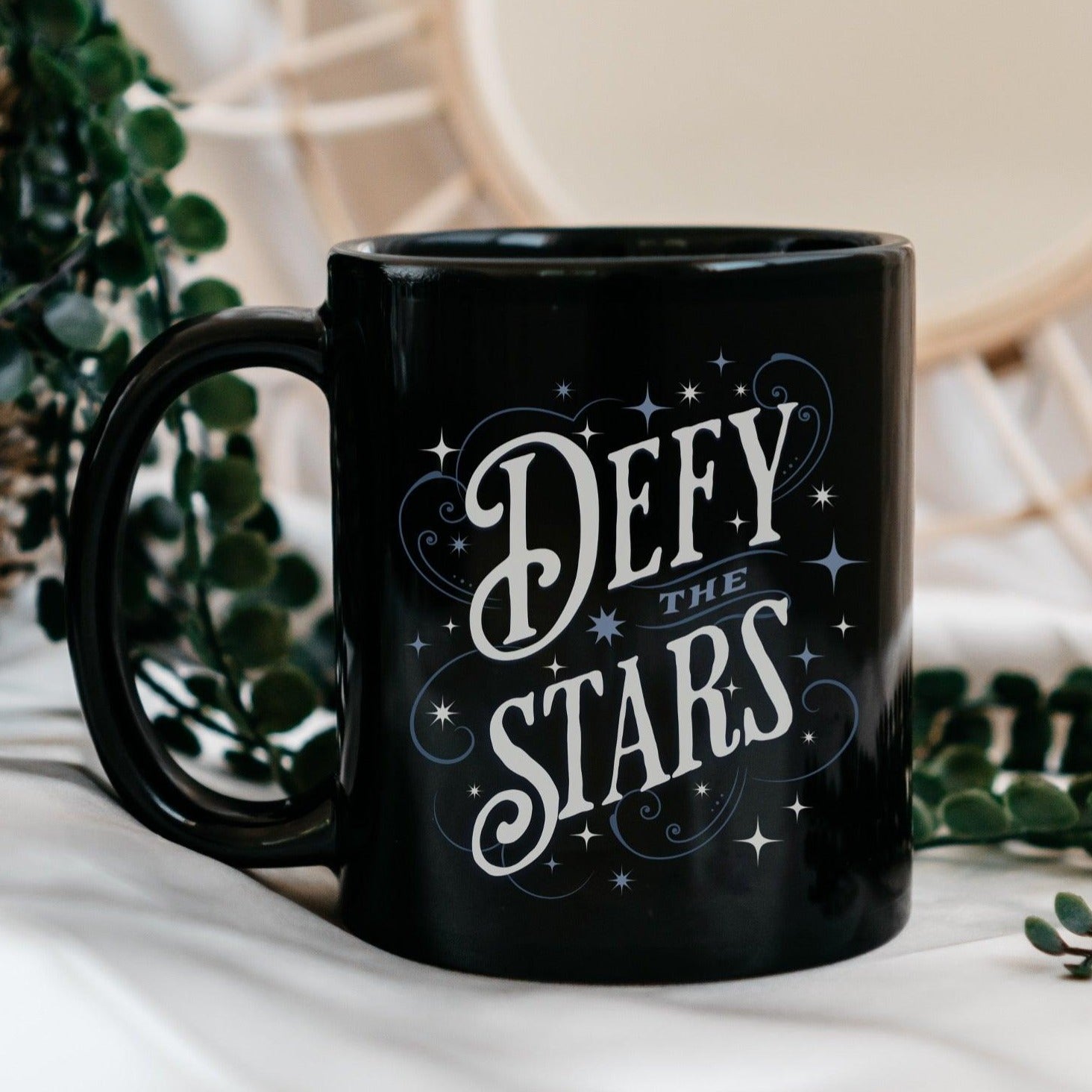 Defy The Stars Coffee Mug - The Bean Workshop - ceramic mug, mug, twisted sisters, zodiac academy