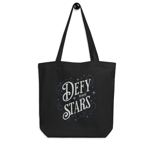 Defy The Stars Organic Cotton Twill Tote Bag - The Bean Workshop - bag, tote, twin sisters, zodiac academy