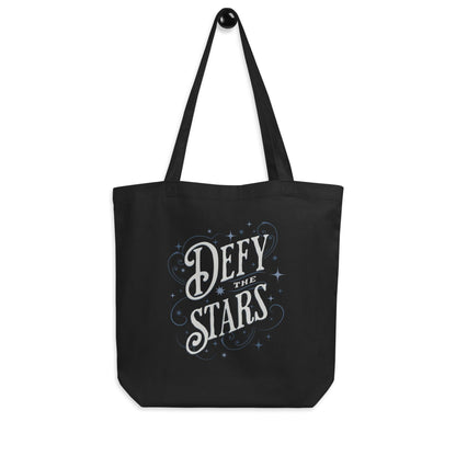 Defy The Stars Organic Cotton Twill Tote Bag - The Bean Workshop - bag, tote, twin sisters, zodiac academy
