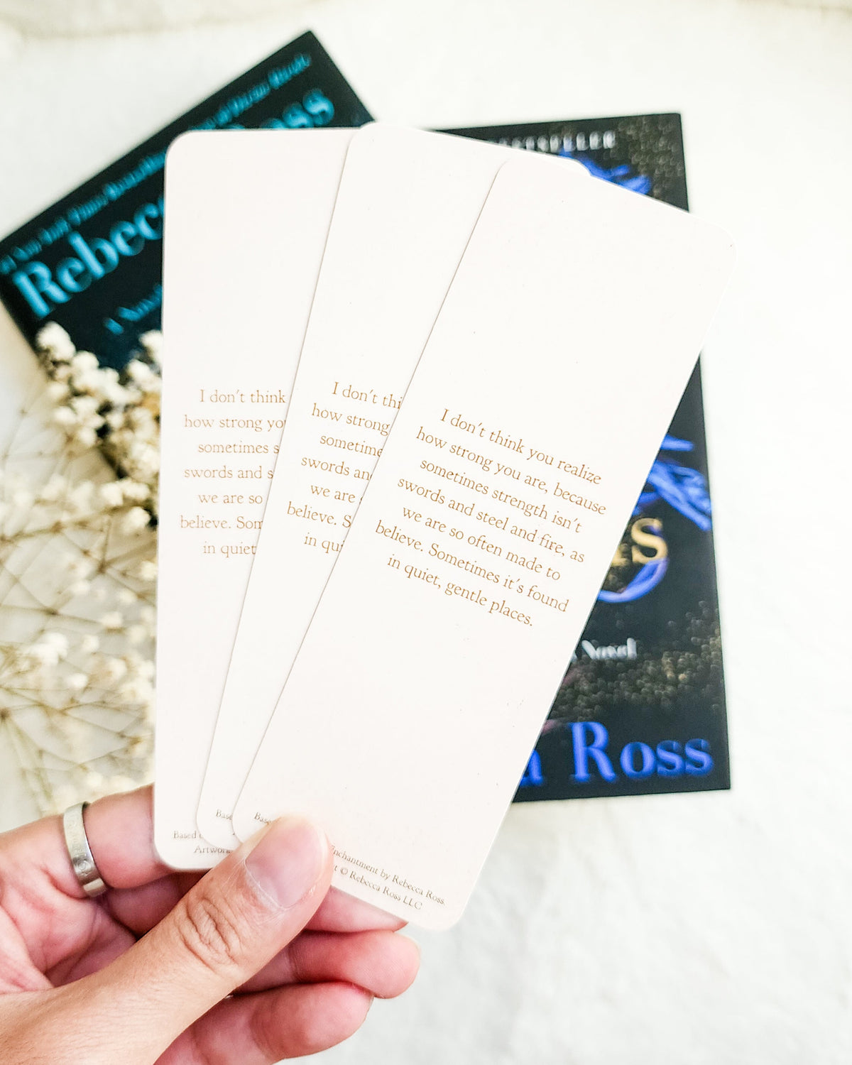 Divine Rivals Bookmark | Rebecca Ross Letters of Enchantment Gift - The Bean Workshop - book lover gift, bookish bookmark, bookish gift, bookmark, Divine Rivals, Divine Rivals merch, enemies to lovers, fantasy romance, Iris and Roman, Letters of Enchantment, Rebecca Ross, Rebecca Ross merch, Ruthless Vows