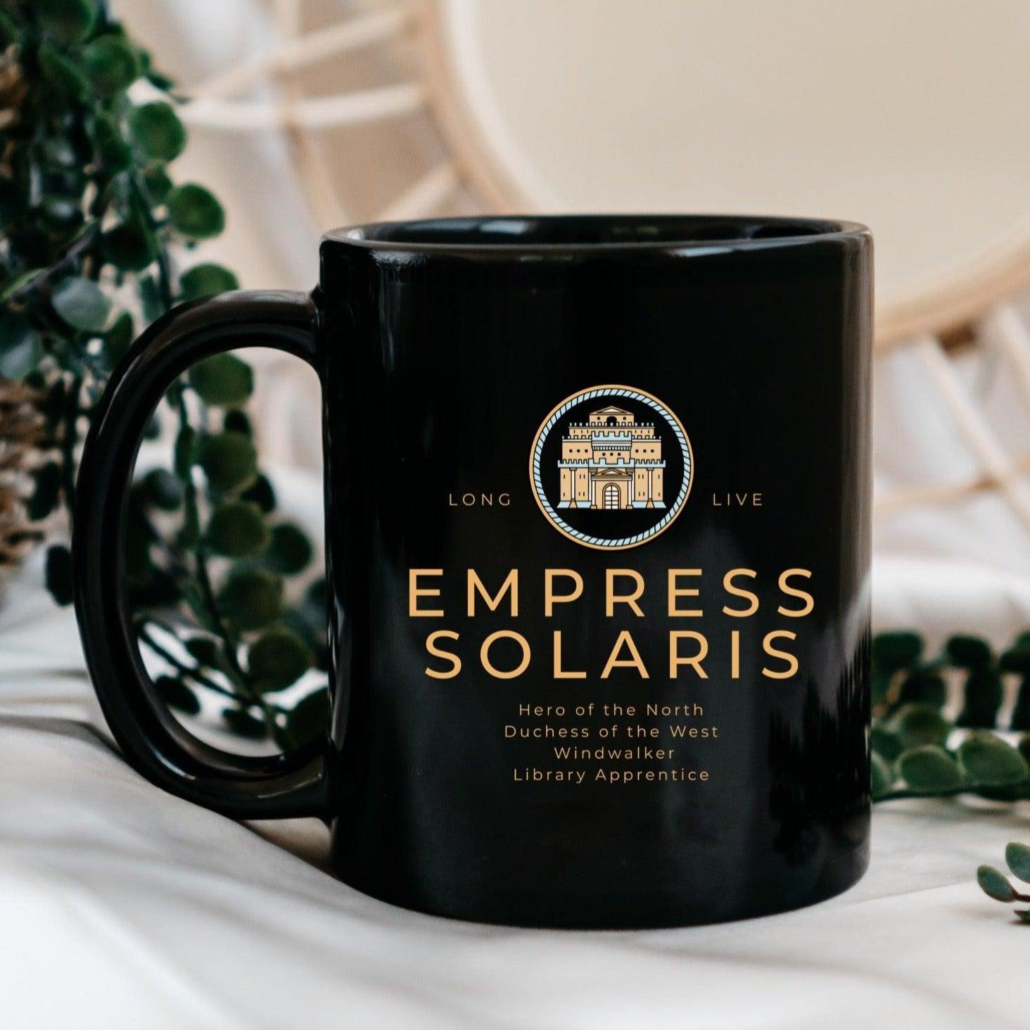 Empress Vhalla Yarl Solaris Coffee Mug - The Bean Workshop - air awakens, ceramic mug, elise kova, mug