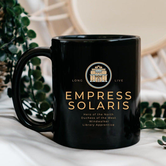Empress Vhalla Yarl Solaris Coffee Mug - The Bean Workshop - air awakens, ceramic mug, elise kova, mug