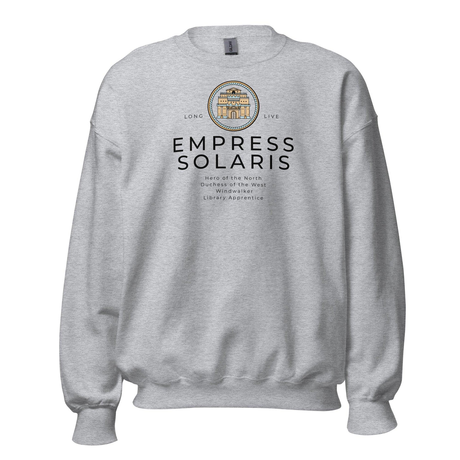 Empress Vhalla Yarl Solaris Sweatshirt - The Bean Workshop - air awakens, elise kova, sweatshirt