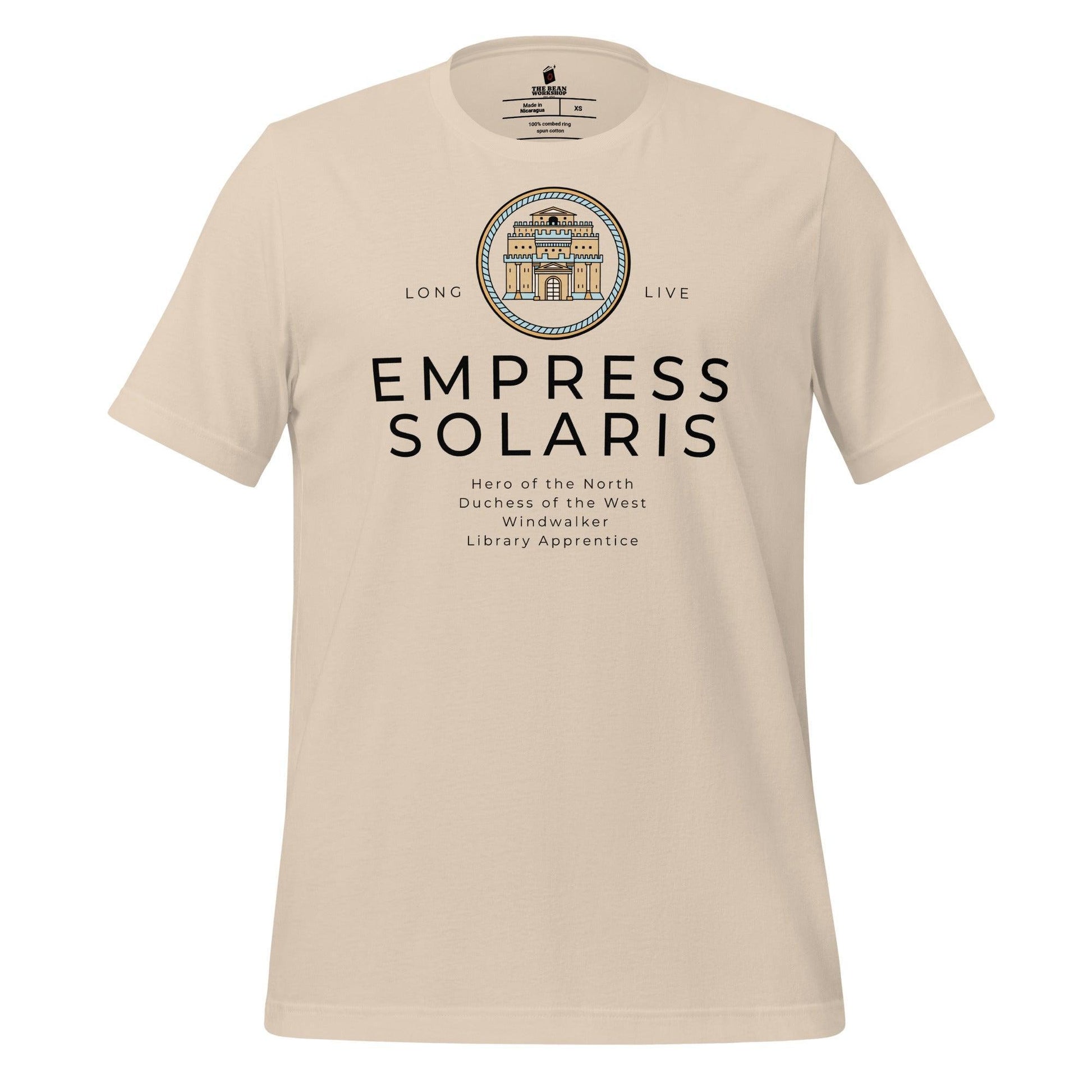 Empress Vhalla Yarl Solaris T-Shirt - The Bean Workshop - air awakens, elise kova, t-shirt