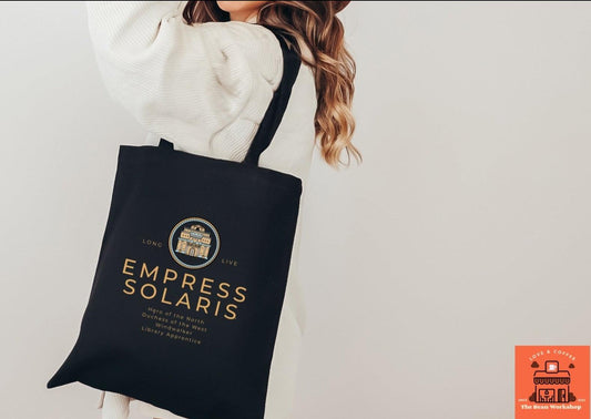 Empress Vhalla Yarl Solaris Tote Bag - The Bean Workshop - air awakens, bag, elise kova, tote