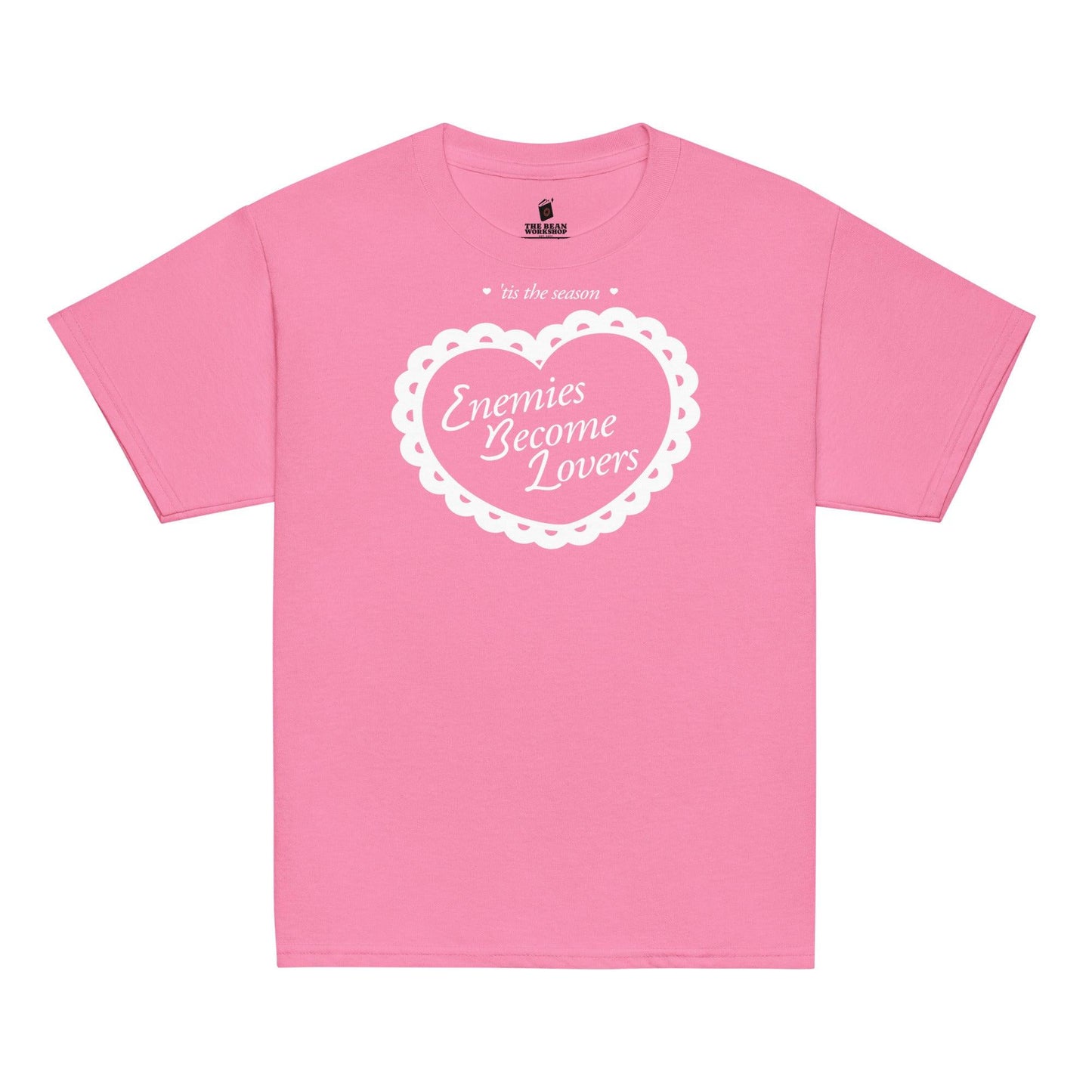 Enemies Become Lovers Baby Tee - The Bean Workshop - adolescent, book lover, enemies become lover, read everyday, t-shirt, tee, valentine, Valentine's Day Picks