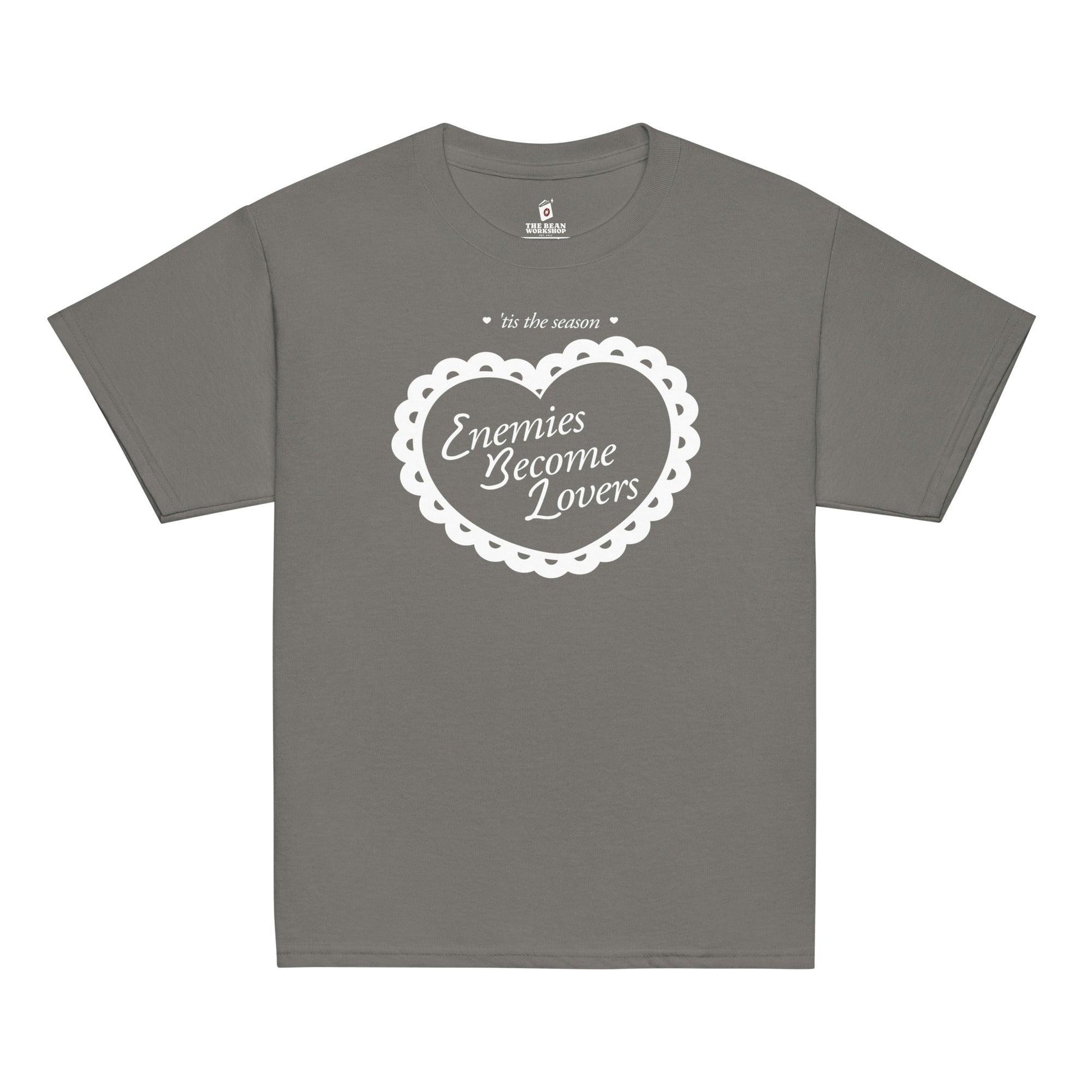 Enemies Become Lovers Baby Tee - The Bean Workshop - adolescent, book lover, enemies become lover, read everyday, t-shirt, tee, valentine, Valentine's Day Picks