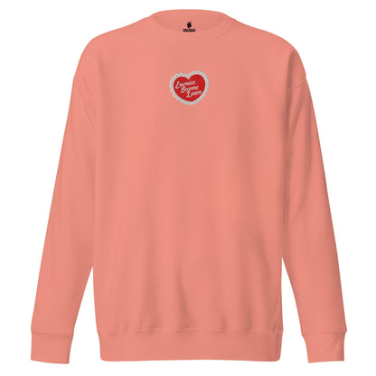 Enemies Become Lovers Embroidered Premium Sweatshirt - The Bean Workshop - book lover, enemies become lover, read everyday, sweater, sweatshirt, Valentine's Day Picks