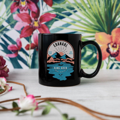 Eranahl Aren Kertell Black Coffee Mug - The Bean Workshop - Aren Kertell, ceramic mug, coffee mug, danielle l jensen, Eranahl, mug, the bridge kingdom