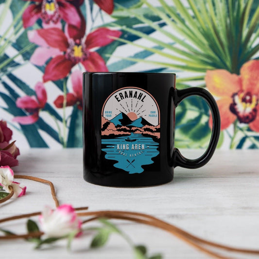 Eranahl Aren Kertell Black Coffee Mug - The Bean Workshop - Aren Kertell, ceramic mug, coffee mug, danielle l jensen, Eranahl, mug, the bridge kingdom