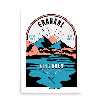 Eranahl Aren Kertell Poster - The Bean Workshop - Bookish Accessories, Danielle L. Jensen, Eranahl Aren Kertell, King of Ithicana, Poster, The Bridge Kingdom